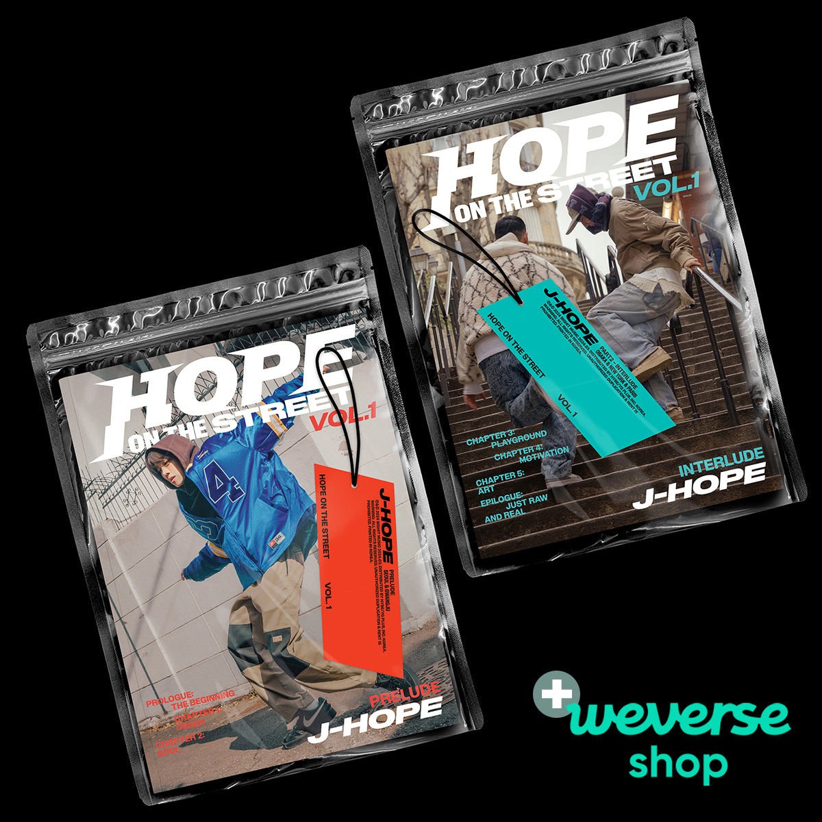 j-hope (BTS) - HOPE ON THE STREET VOL.1 + Weverse Shop P.O.B