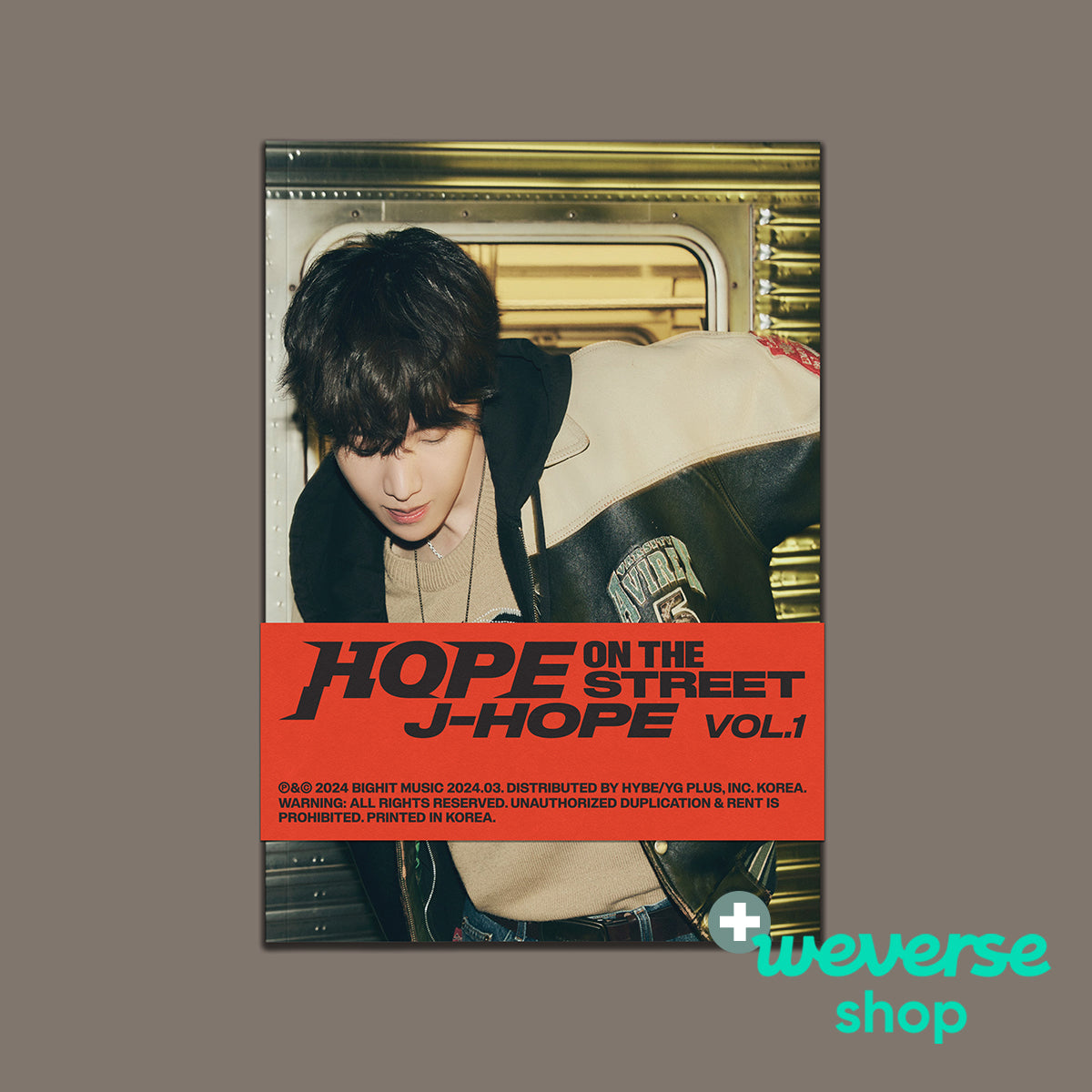 j-hope (BTS) - HOPE ON THE STREET VOL.1 (Weverse Albums ver.) + Weverse Shop P.O.B