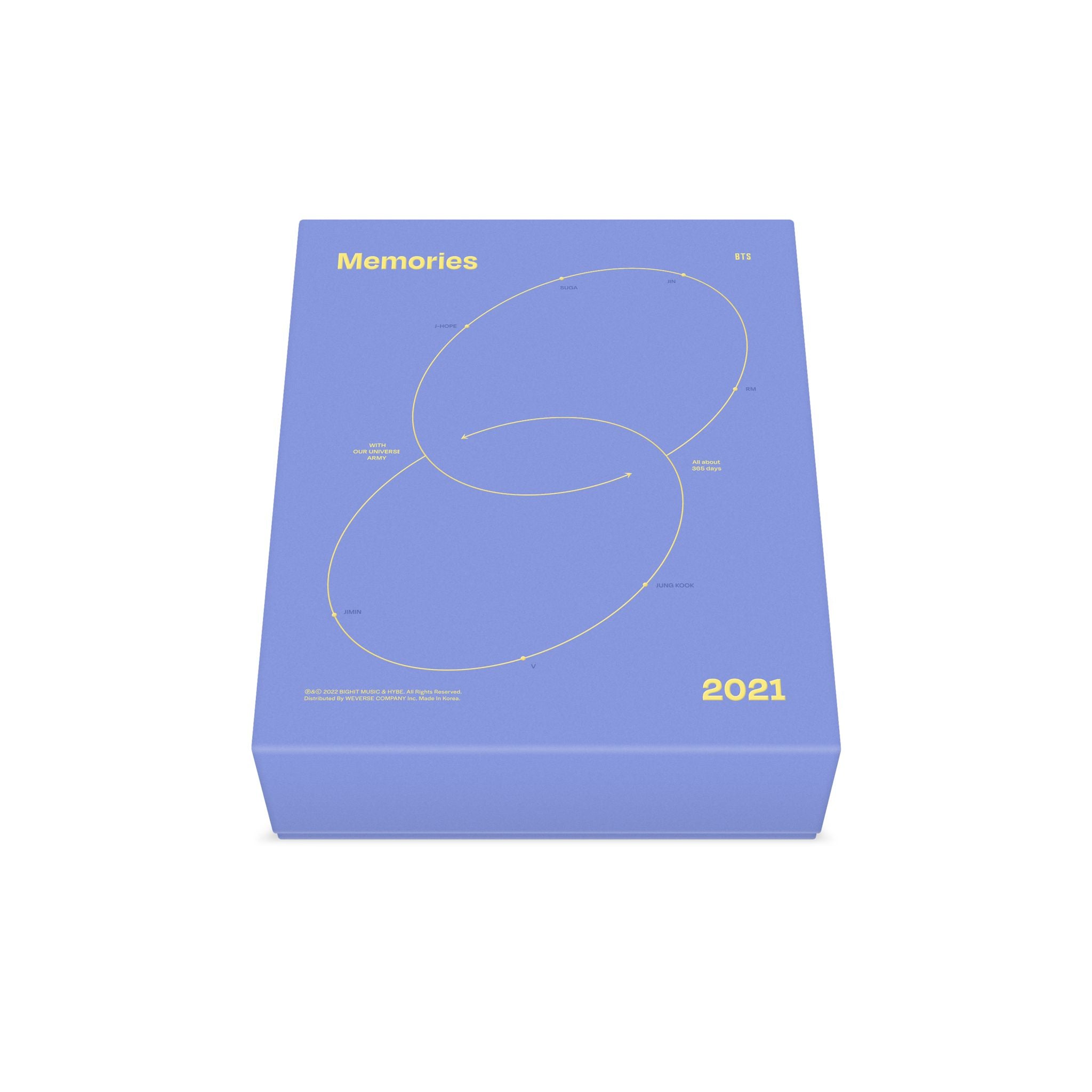 BTS - MEMORIES OF 2021 Blu-ray (Free Shipping Available)