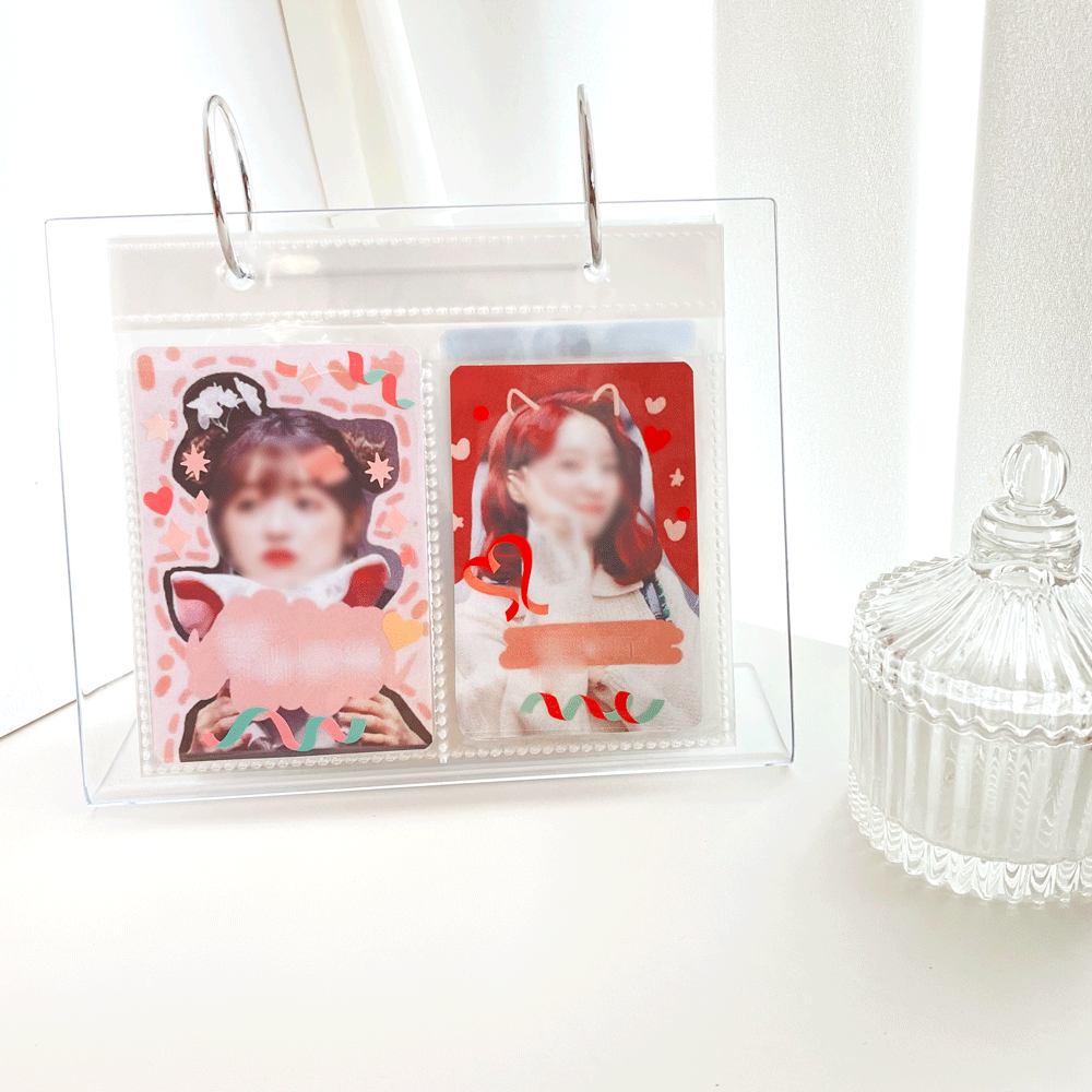 Photo Card Ring Stand (Acrylic Frame)