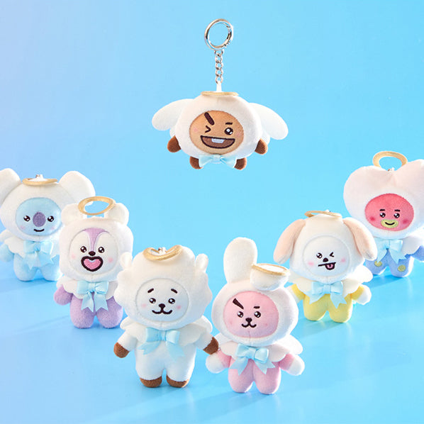 BT21 - ANGEL & VILLAIN [ANGEL PLUSH KEYRING]