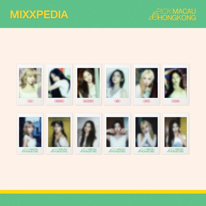 NMIXX - MIXXPEDIA: PICK MACAU & HONGKONG OFFICIAL MERCH [POLAROID STICKER PACK] [PRE-ORDER]