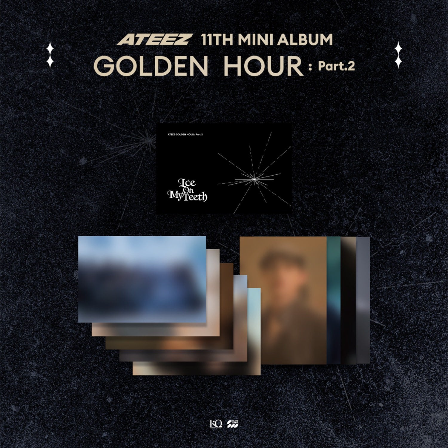 ATEEZ - POP-UP [GOLDEN HOUR : Part.2] OFFICIAL MD [M/V BEHIND POSTCARD SET] [PRE-ORDER]