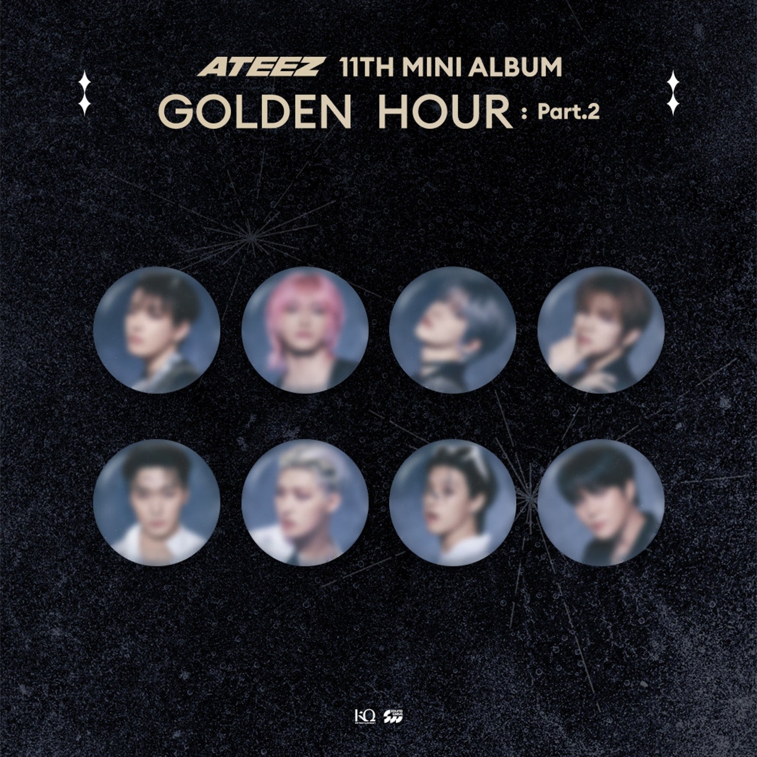 ATEEZ - POP-UP [GOLDEN HOUR : Part.2] OFFICIAL MD [RANDOM CAN BADGE] [PRE-ORDER]