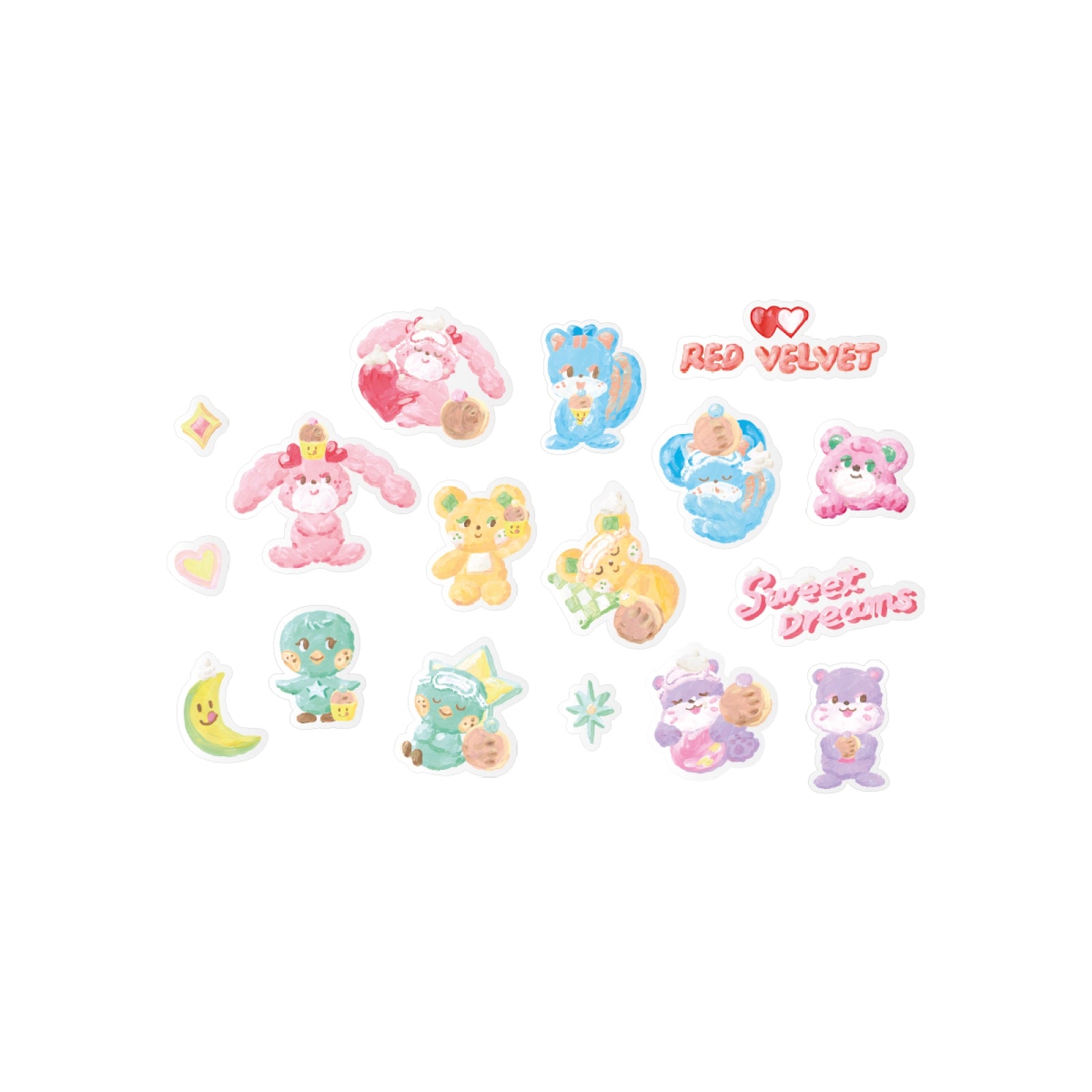 Red Velvet - Red Velvet X Knotted [Sweet Dreams] POP-UP STORE MD [Epoxy Sticker Set] [PRE-ORDER]