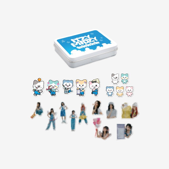 ITZY - 'MIDZY'S CELLS' OFFICIAL MERCH [TINCASE & STICKER SET] [PRE-ORDER]