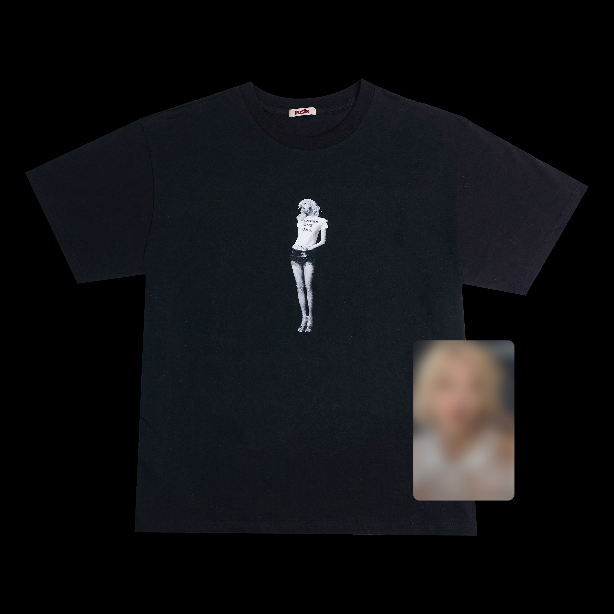 ROSÉ (BLACKPINK) - 'rosie' OFFICIAL MD [ROSIE BLACK T-SHIRT] [PRE-ORDER]