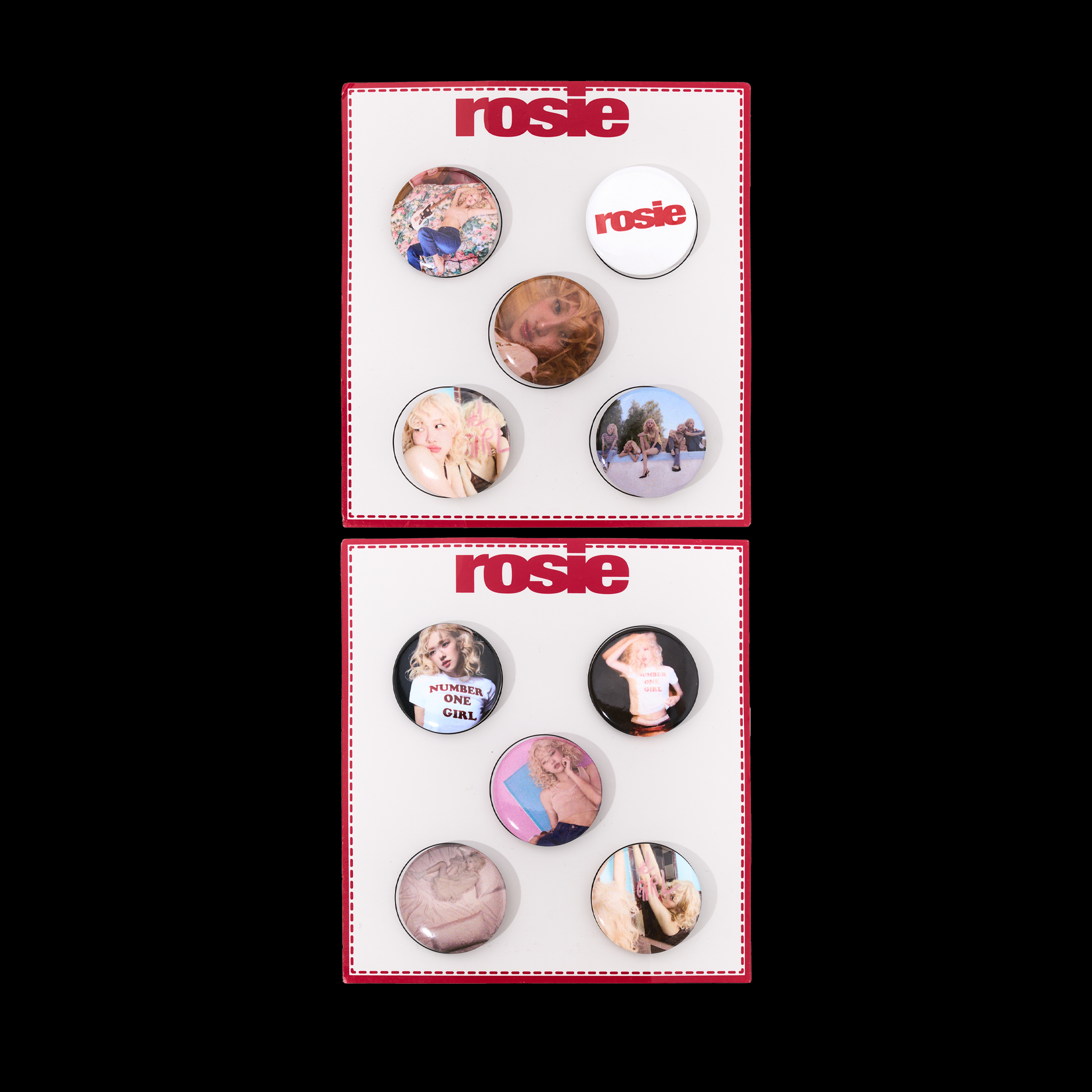 ROSÉ (BLACKPINK) - 'rosie' OFFICIAL MD [PIN BUTTON SET] [PRE-ORDER]