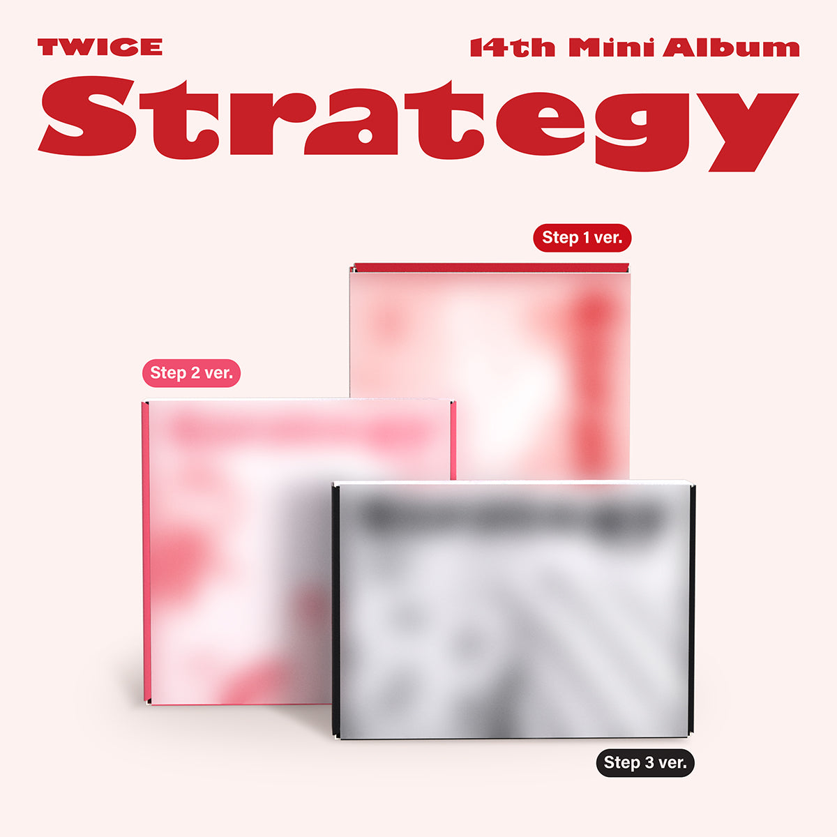 TWICE- STRATEGY (Step1 ver. / Step2 ver. / Step3 ver.) [PRE-ORDER]