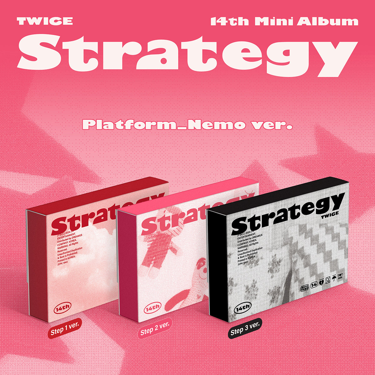 TWICE - STRATEGY (Platform_Nemo ver.) (Random) [PRE-ORDER]