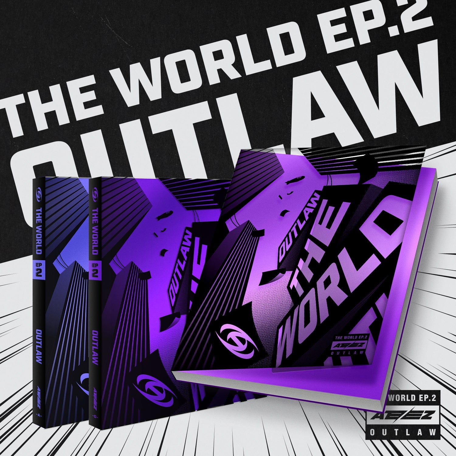 ATEEZ - THE WORLD EP.2 : OUTLAW (Random Ver.)