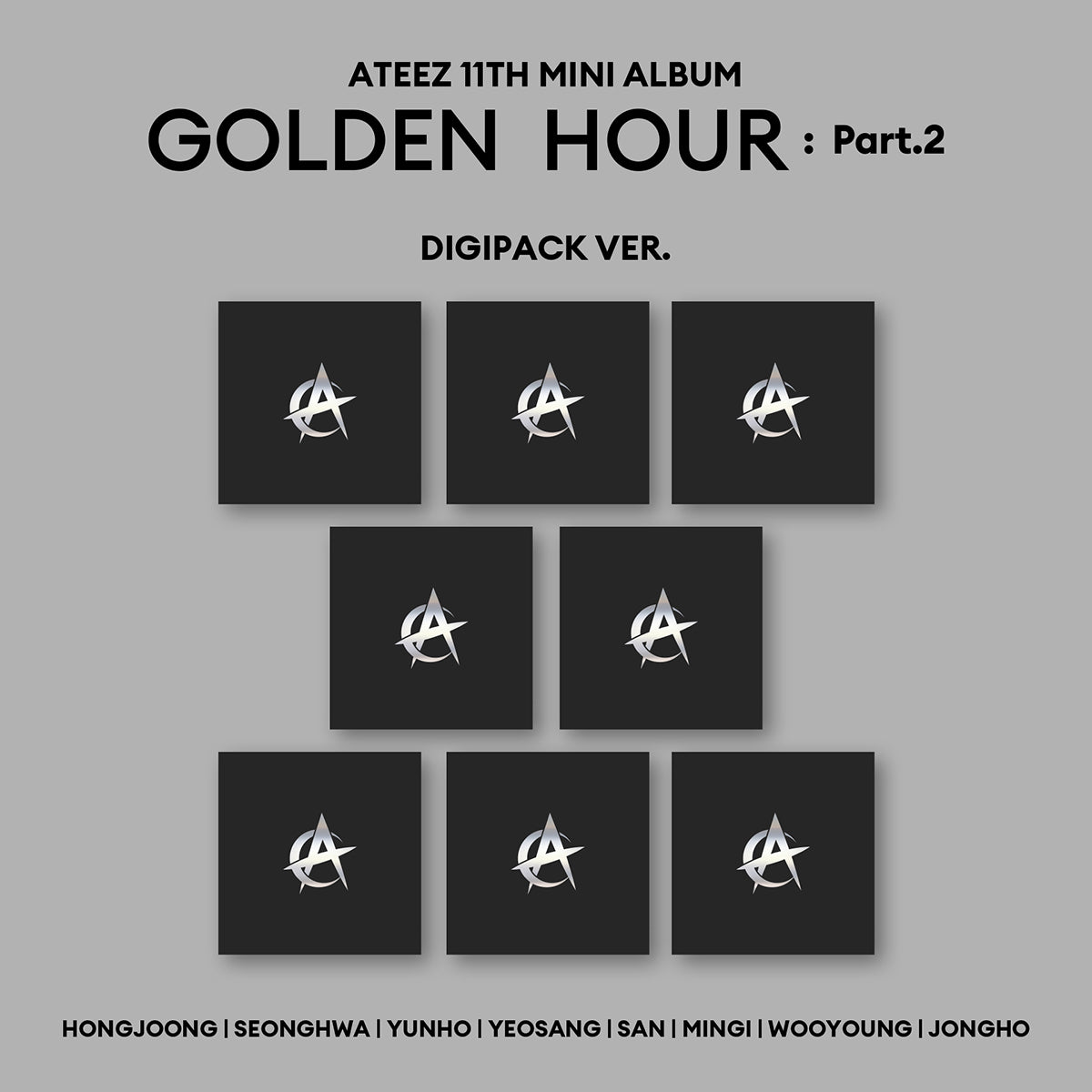 ATEEZ - GOLDEN HOUR : Part.2 (DIGIPACK Ver.) [PRE-ORDER]