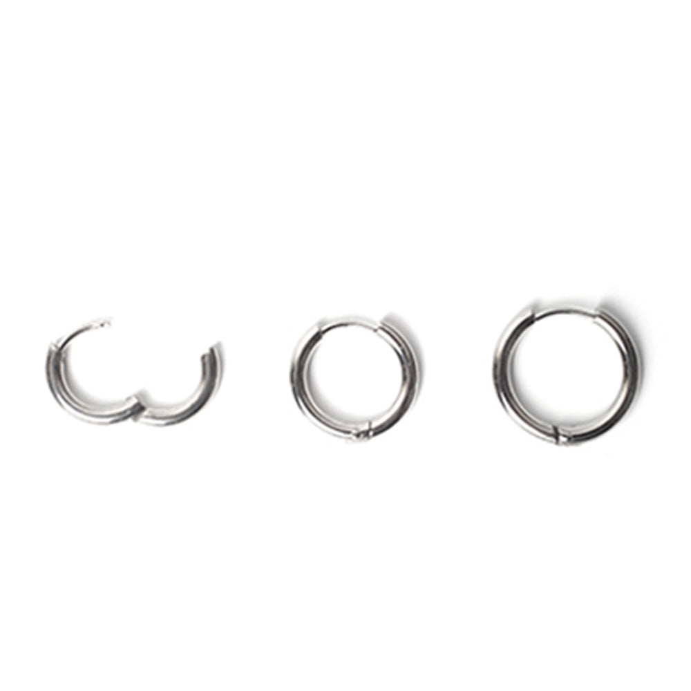 [SCALETTO] 970 O Ring One Touch Earrings (Surgical Steel)