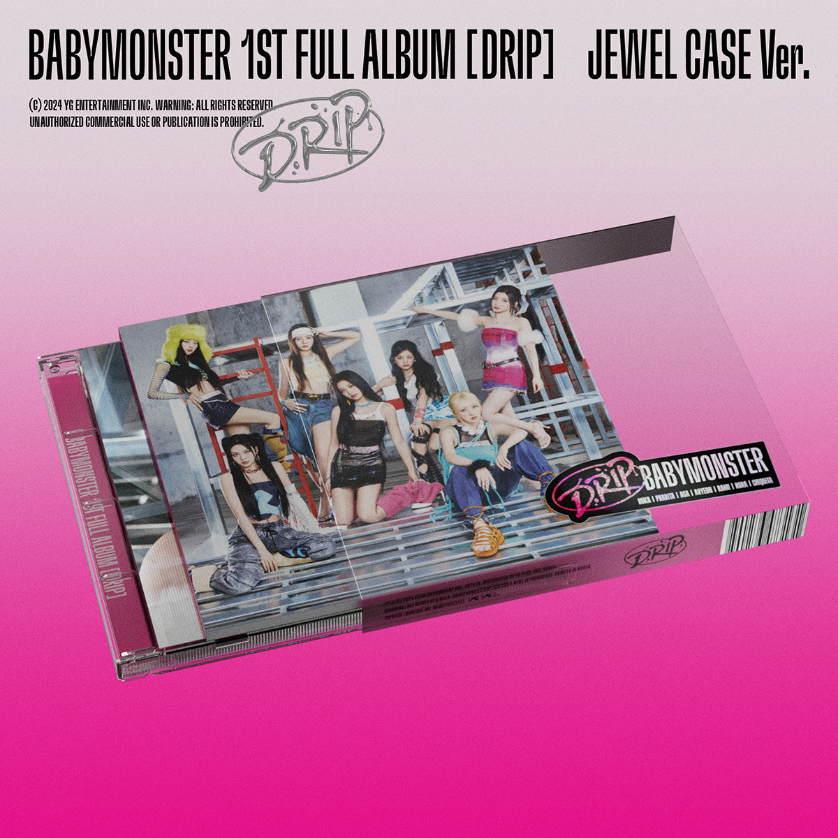 BABYMONSTER - DRIP (JEWEL CASE Ver.) [PRE-ORDER]