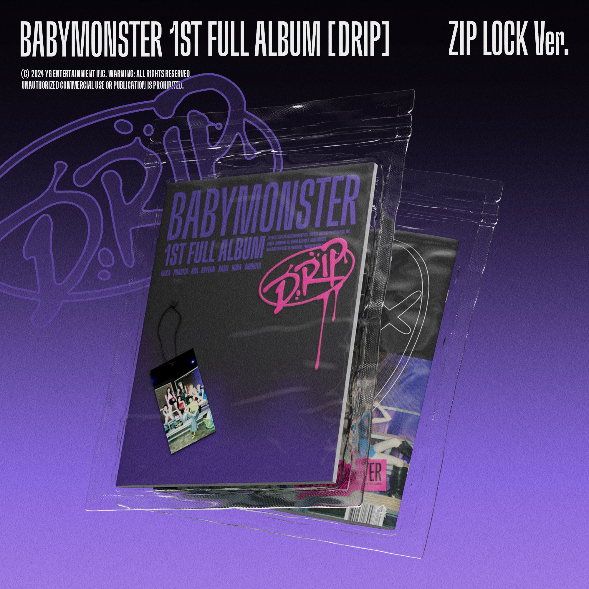 BABYMONSTER - DRIP (ZIP LOCK Ver.) [PRE-ORDER]