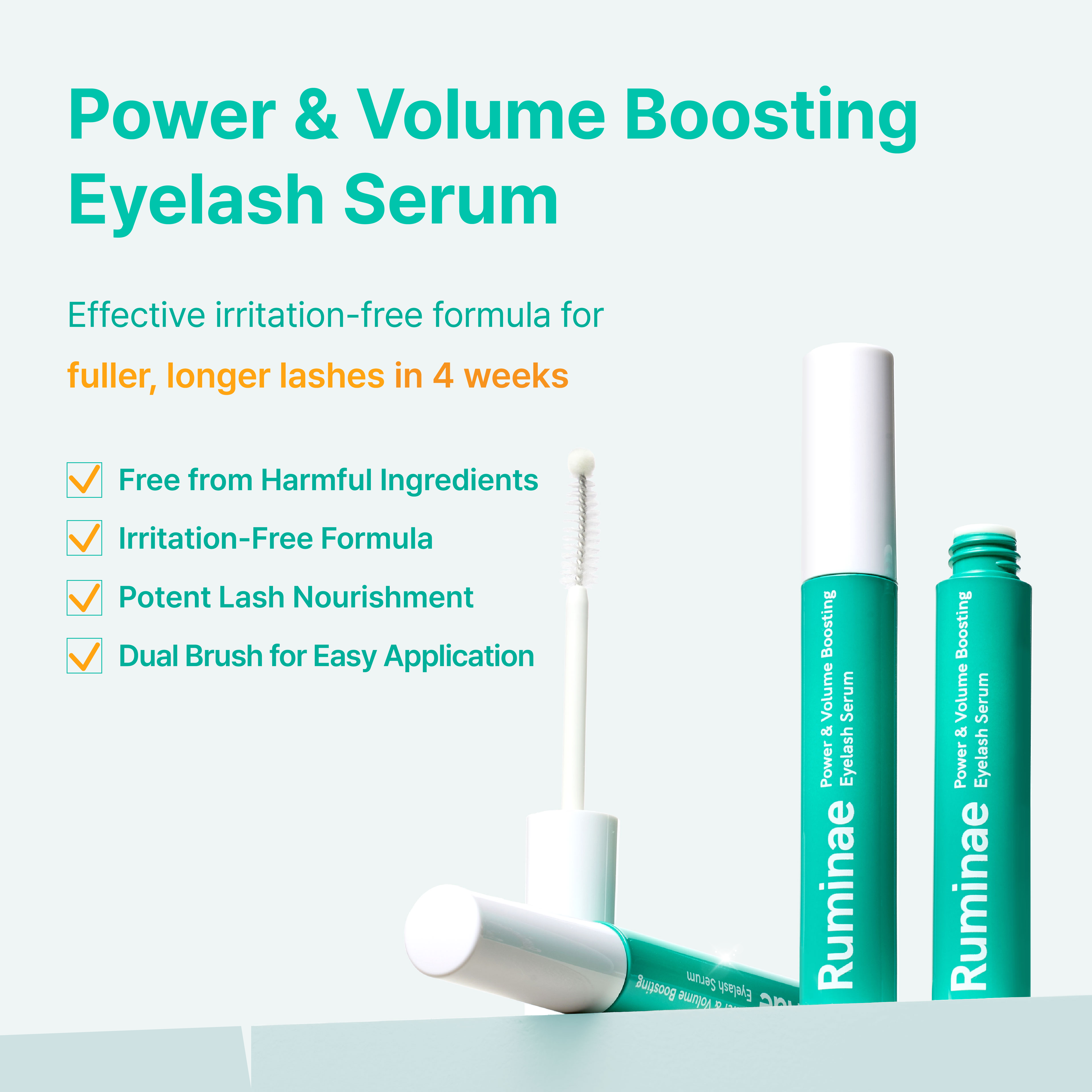 [Ruminae] Power and Volume Boosting Eyelash Serum 10ml