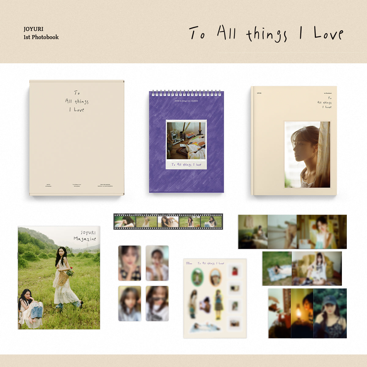 JO YURI - 1st Photobook [To All things I Love] [PRE-ORDER]