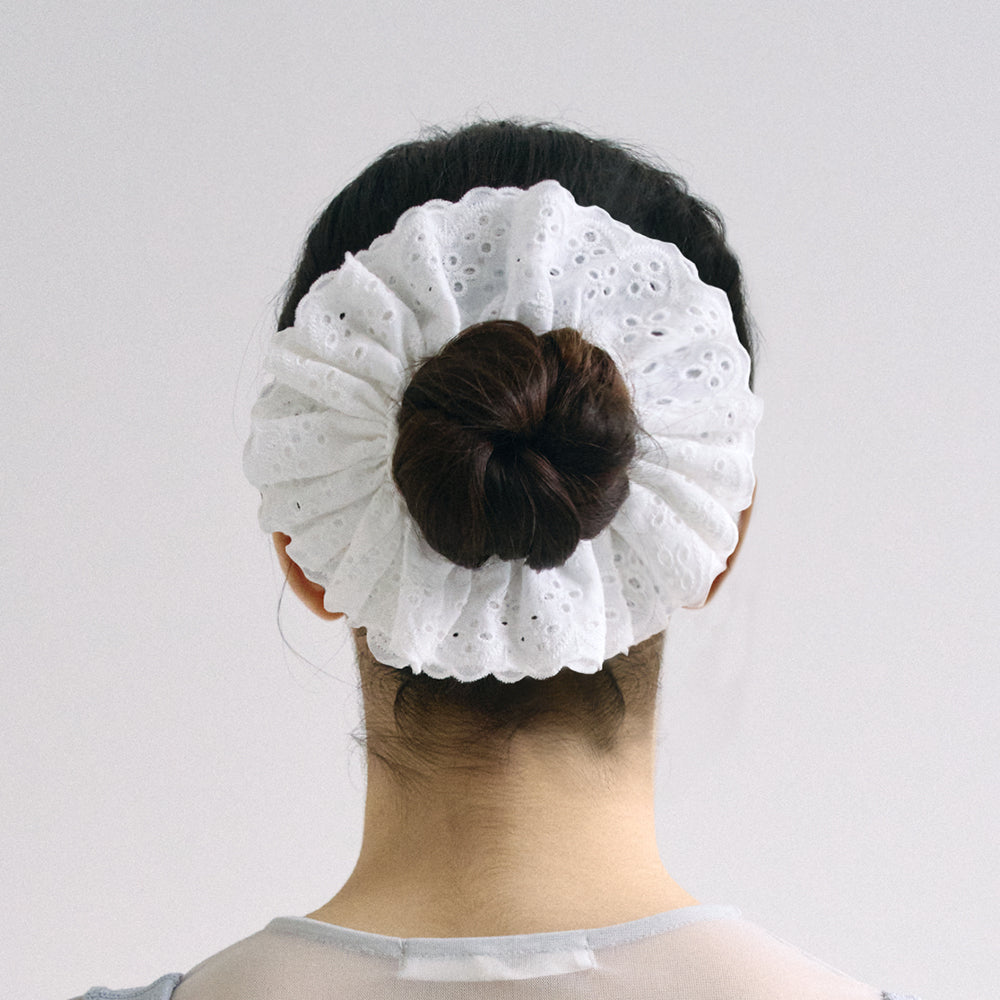 [HAS] HSU005 Punching Lace Hair Scrunchie