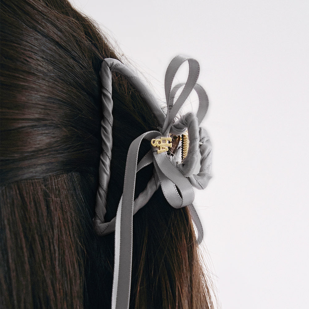 [HAS] HSU012 Long Tail Ribbon Hair Clip