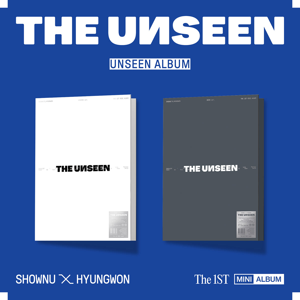 SHOWNU X HYUNGWON (MONSTA X) - THE UNSEEN (Limited Edition) (Random Ver.)