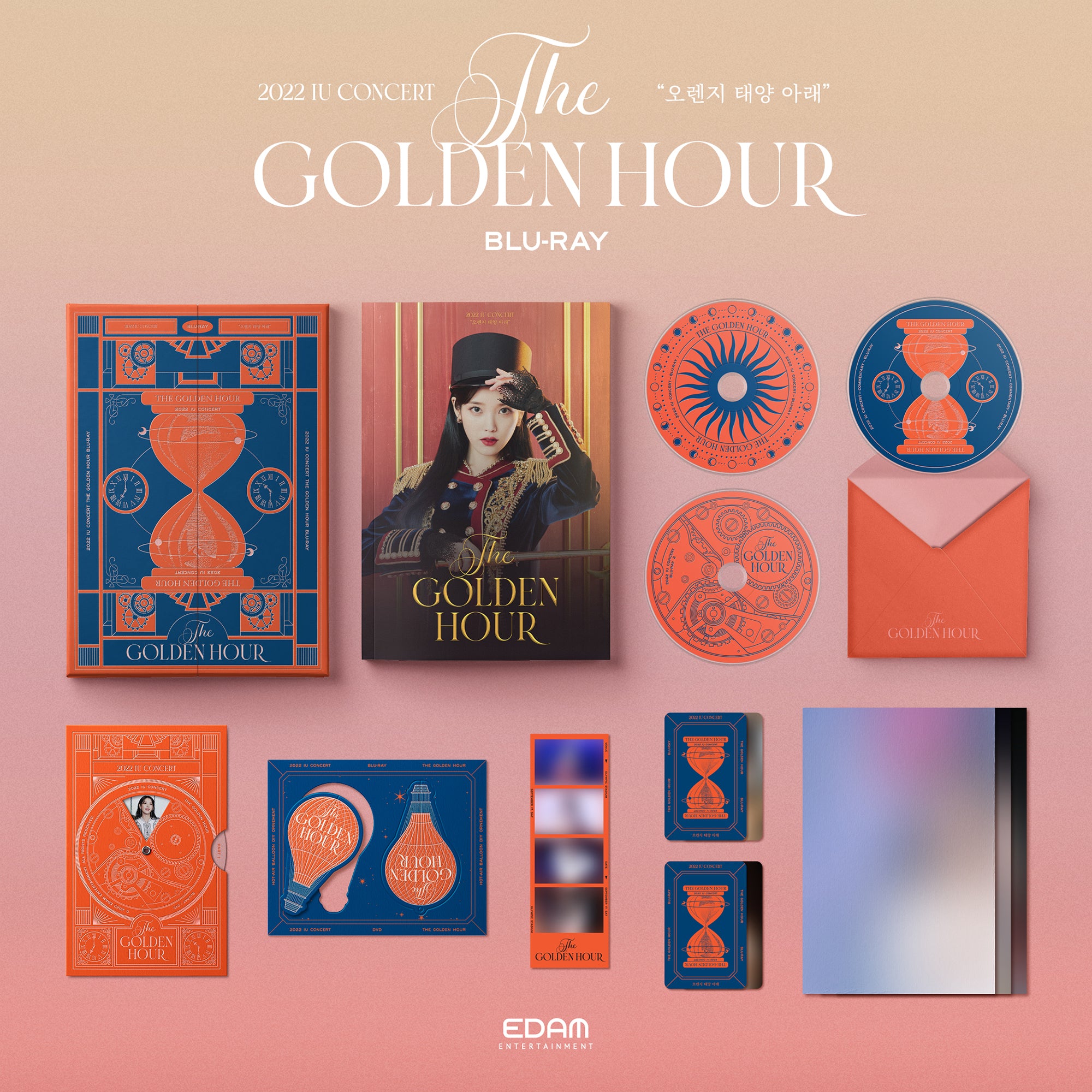 IU - 2022 IU Concert 'The Golden Hour : Under The Orange Sun' Blu-ray