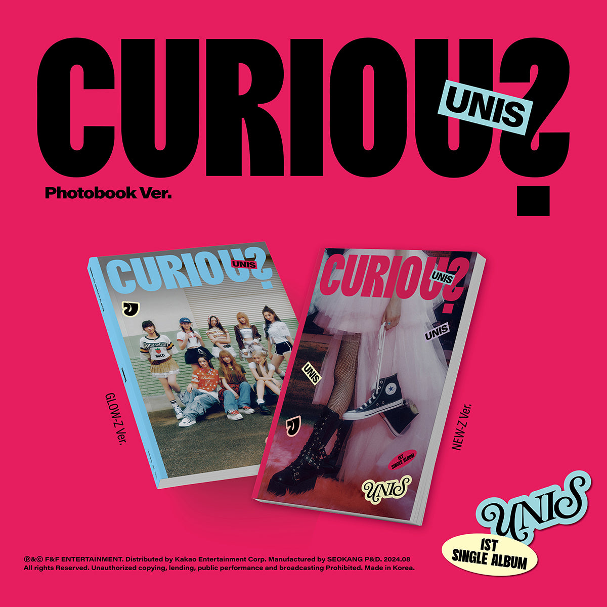 UNIS - CURIOUS (Photobook Ver.) (Random)