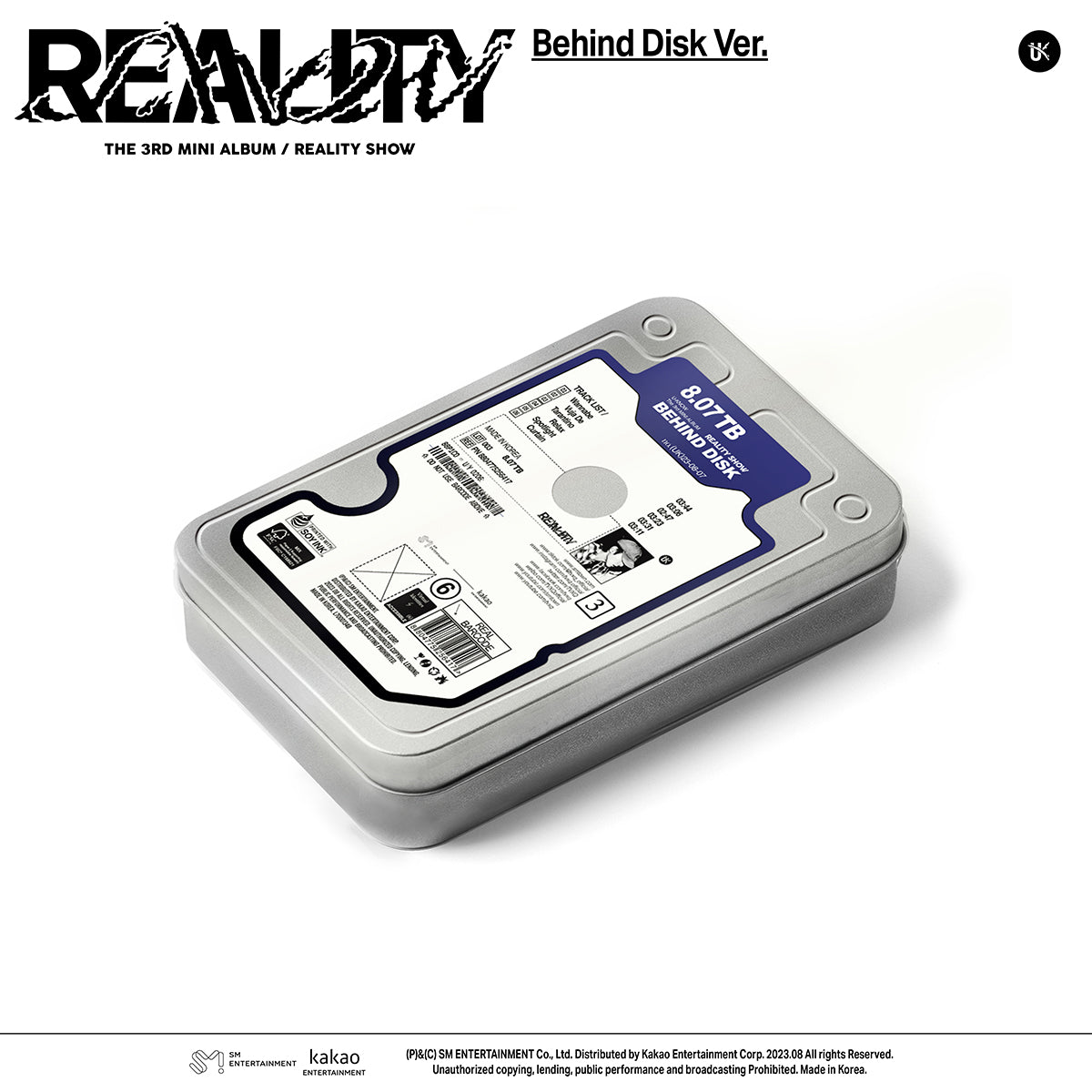 U-KNOW - Reality Show (Behind Disk Ver.) (Limited Edition)