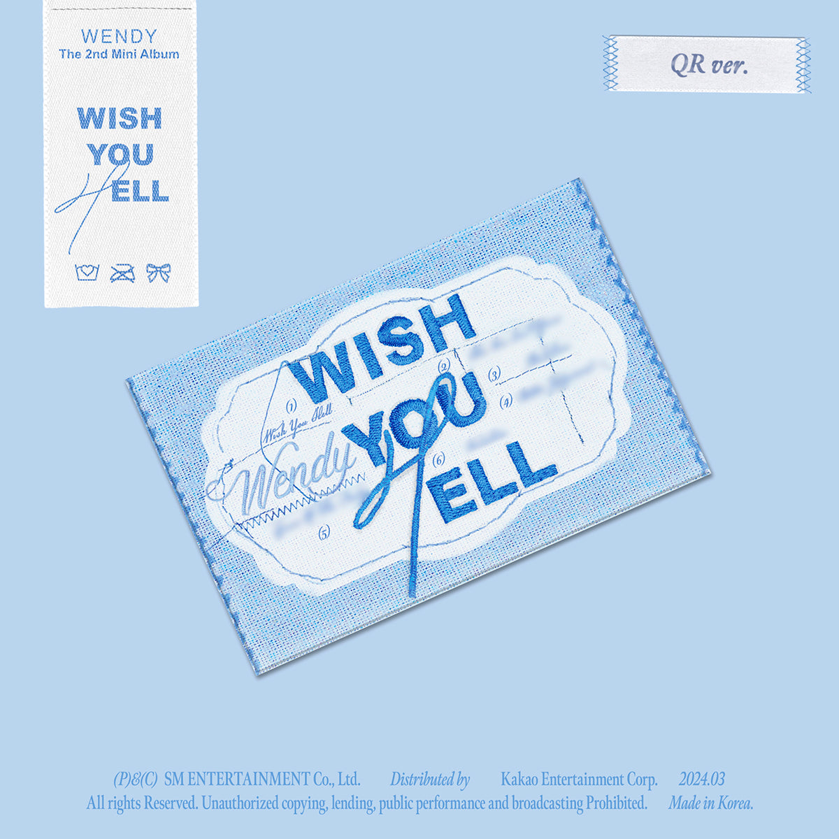 WENDY (Red Velvet) - Wish You Hell (QR Ver. / SMART ALBUM)