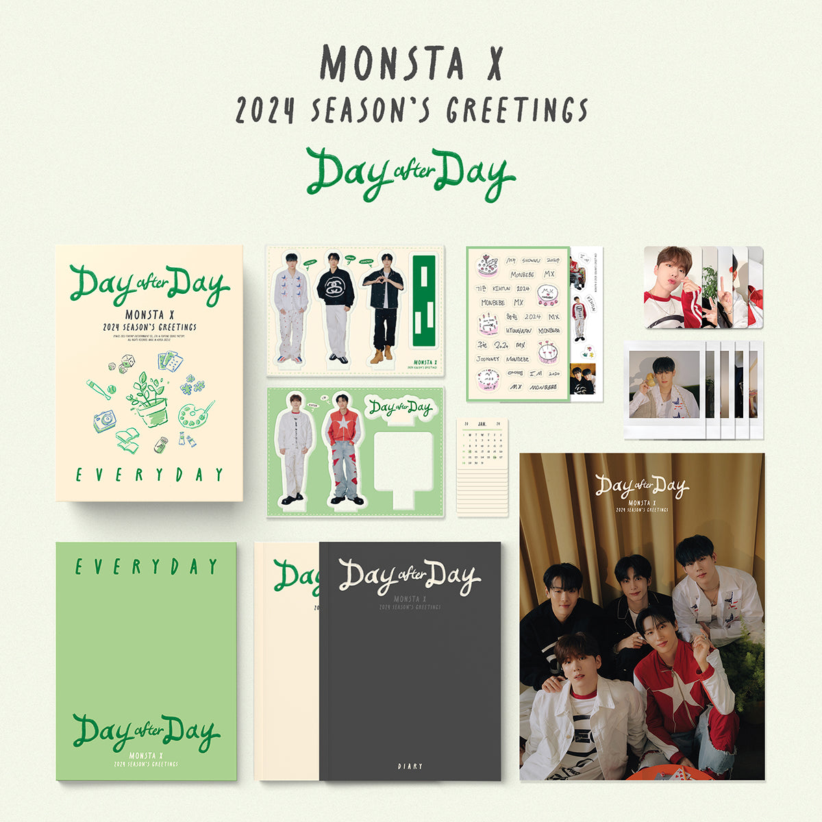 MONSTA X - 2024 SEASON'S GREETINGS [Day after Day] (EVERYDAY ver.) [PRE-ORDER]