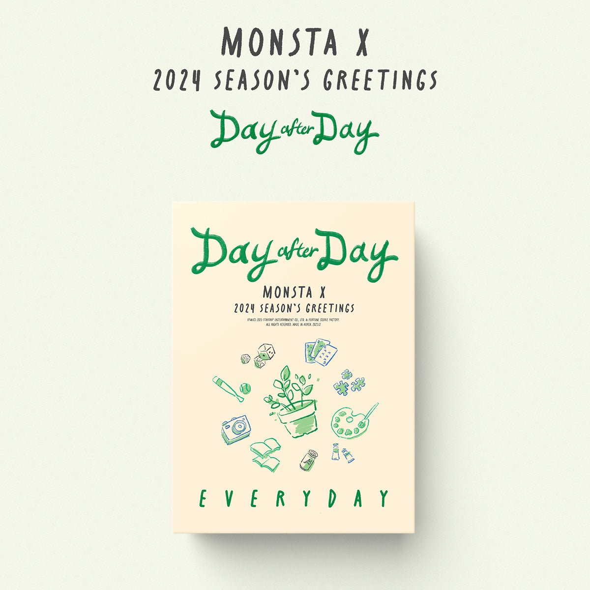 MONSTA X - 2024 SEASON'S GREETINGS [Day after Day] (EVERYDAY ver.)