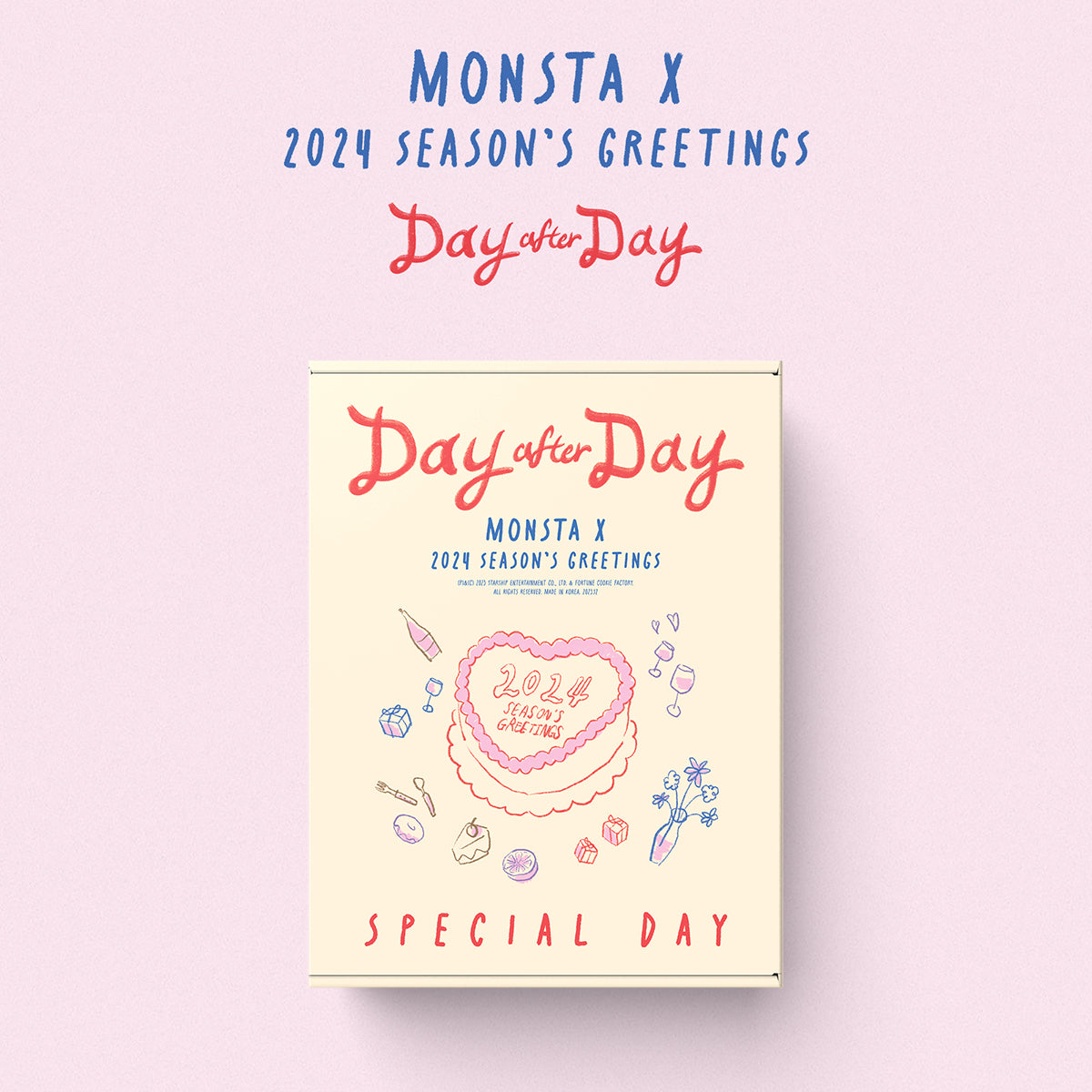 MONSTA X - 2024 SEASON'S GREETINGS [Day after Day] (SPECIAL DAY ver.) [PRE-ORDER]