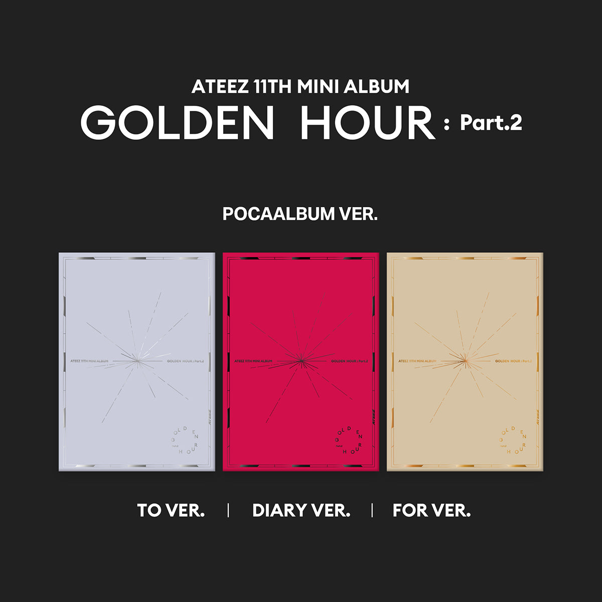 ATEEZ - GOLDEN HOUR : Part.2 (POCA ALBUM Ver.) [PRE-ORDER]