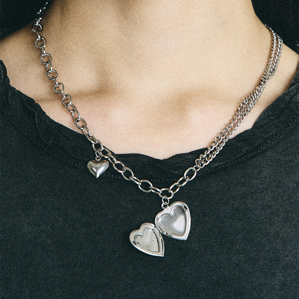 [SCALETTO] SBW006 Two Hearts Necklace