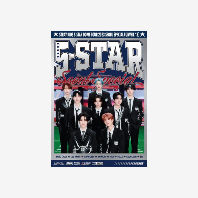 Stray Kids - 5-STAR Dome Tour 2023 Seoul Special Official Merch [POSTER BOOK] [PRE-ORDER]