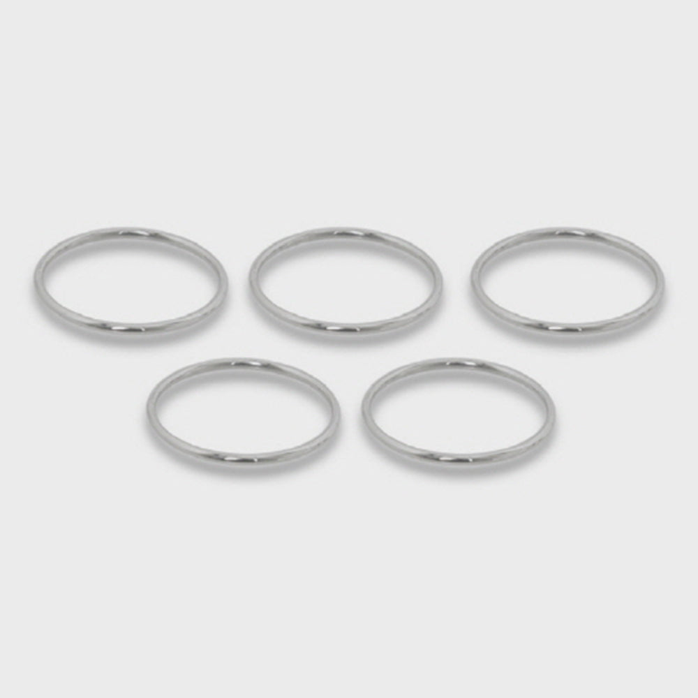 [SCALETTO] WIL402 Daily a Five-piece Ring [5SET]