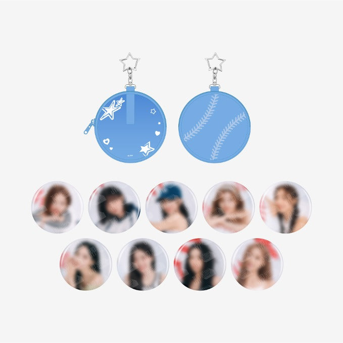 TWICE - 'HOME 9ROUND' OFFICIAL MERCH [CAN BADGE POUCH SET] [PRE-ORDER]