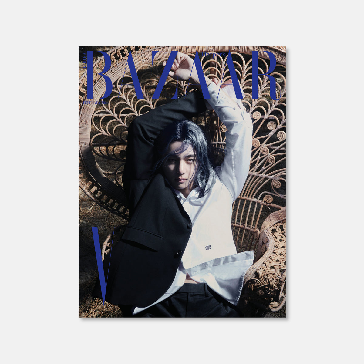 V (BTS) - HAPPER'S BAZAAR Magazine (2024. 02)