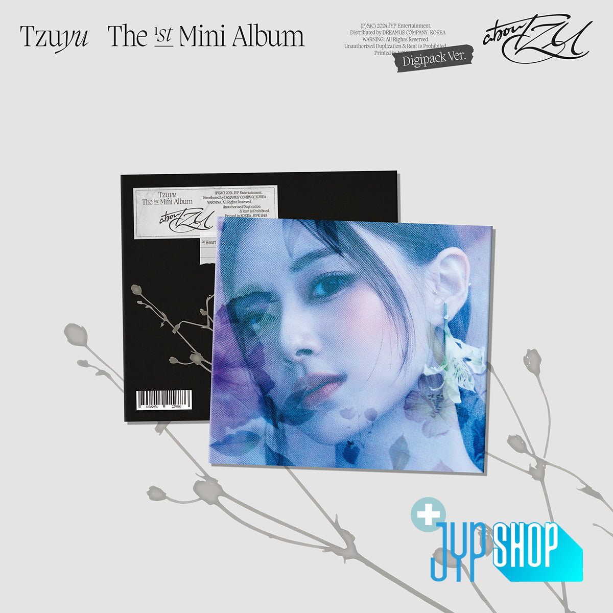 TZUYU (TWICE) - abouTZU (Digipack ver.) + JYP SHOP P.O.B