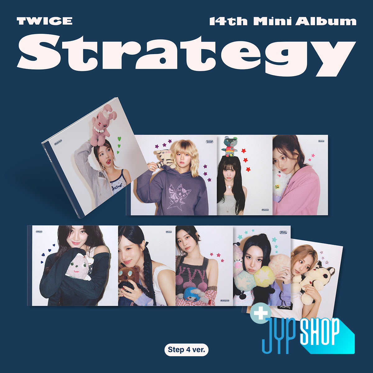 TWICE- STRATEGY (Step4 ver.) + JYP SHOP P.O.B [PRE-ORDER]