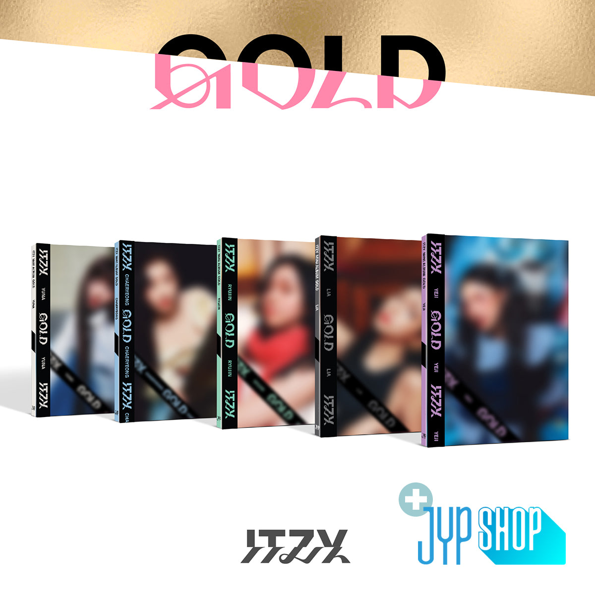 ITZY - GOLD (DIGIPACK ver.) (Random) + JYP SHOP P.O.B [PRE-ORDER]