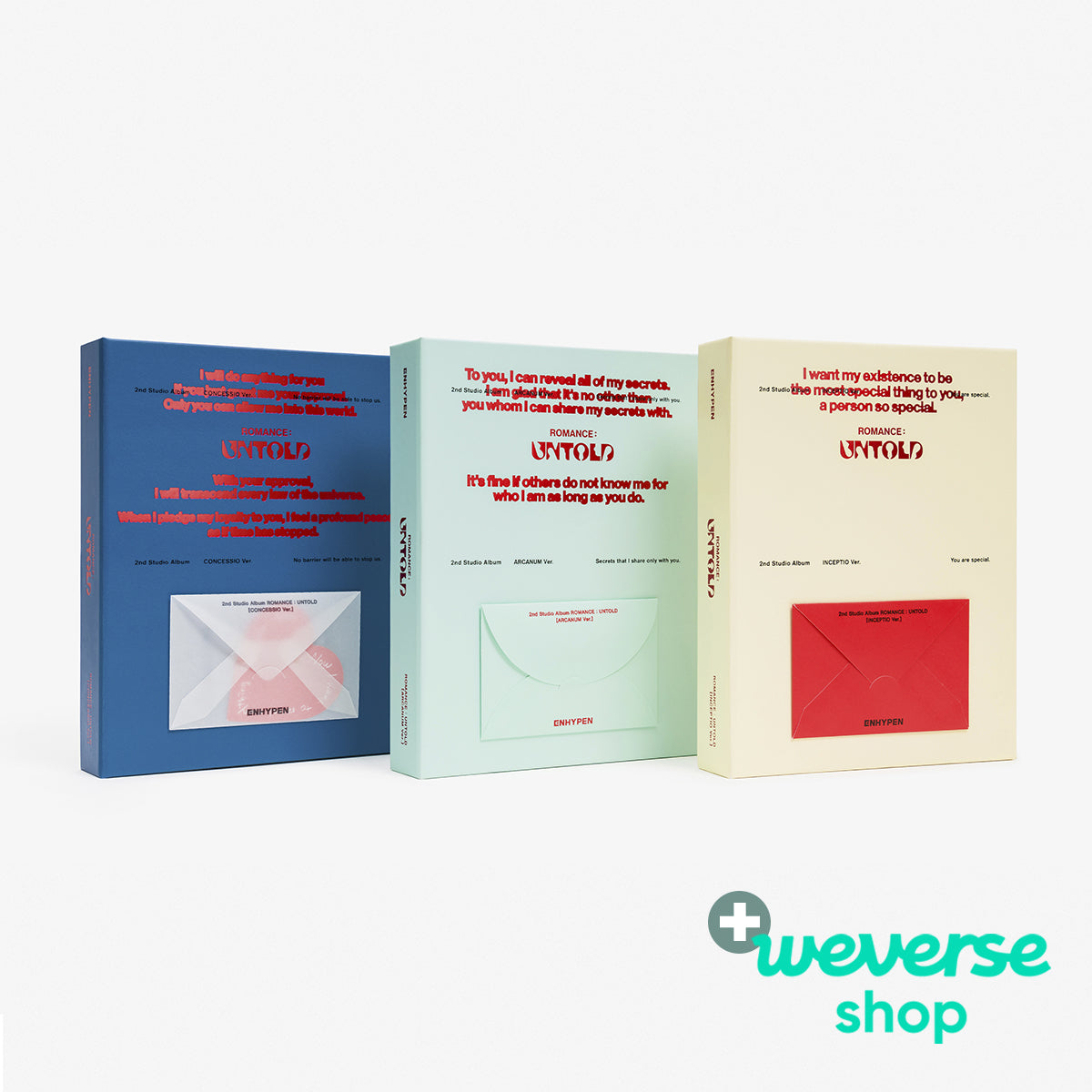 ENHYPEN - ROMANCE : UNTOLD + Weverse Shop P.O.B