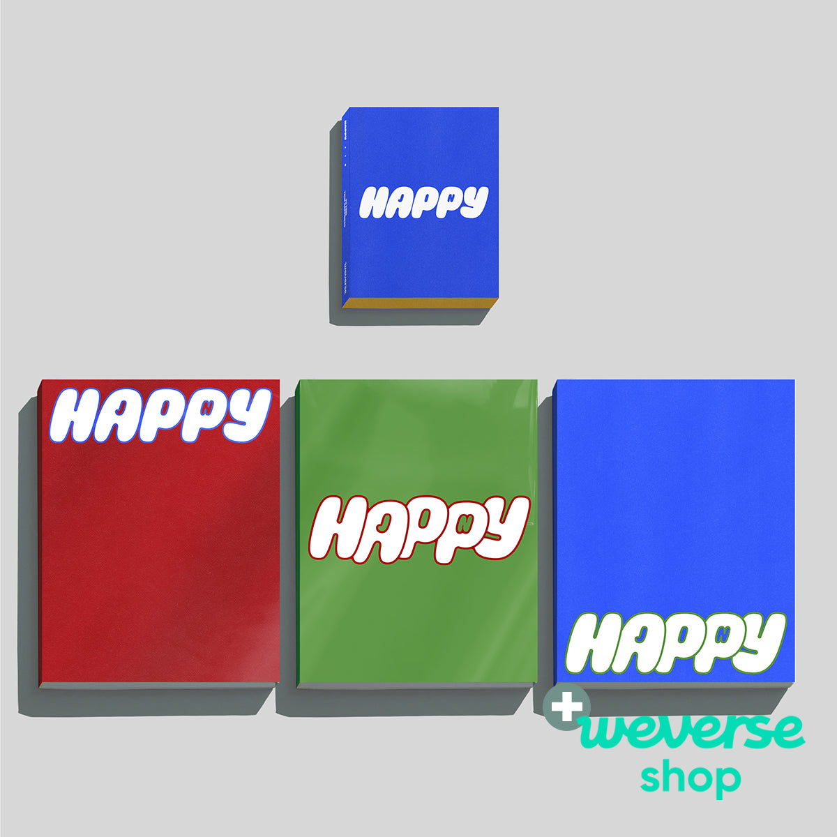 Jin (BTS) - Happy (FULL SET) + Weverse Shop P.O.B [PRE-ORDER]