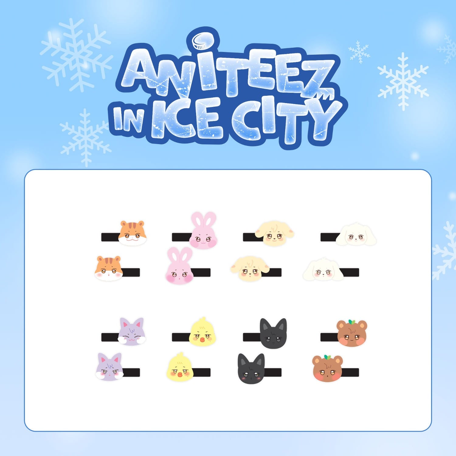 ATEEZ - ANITEEZ IN ICE CITY OFFICIAL 2ND MD [HAIR PIN] [PRE-ORDER]