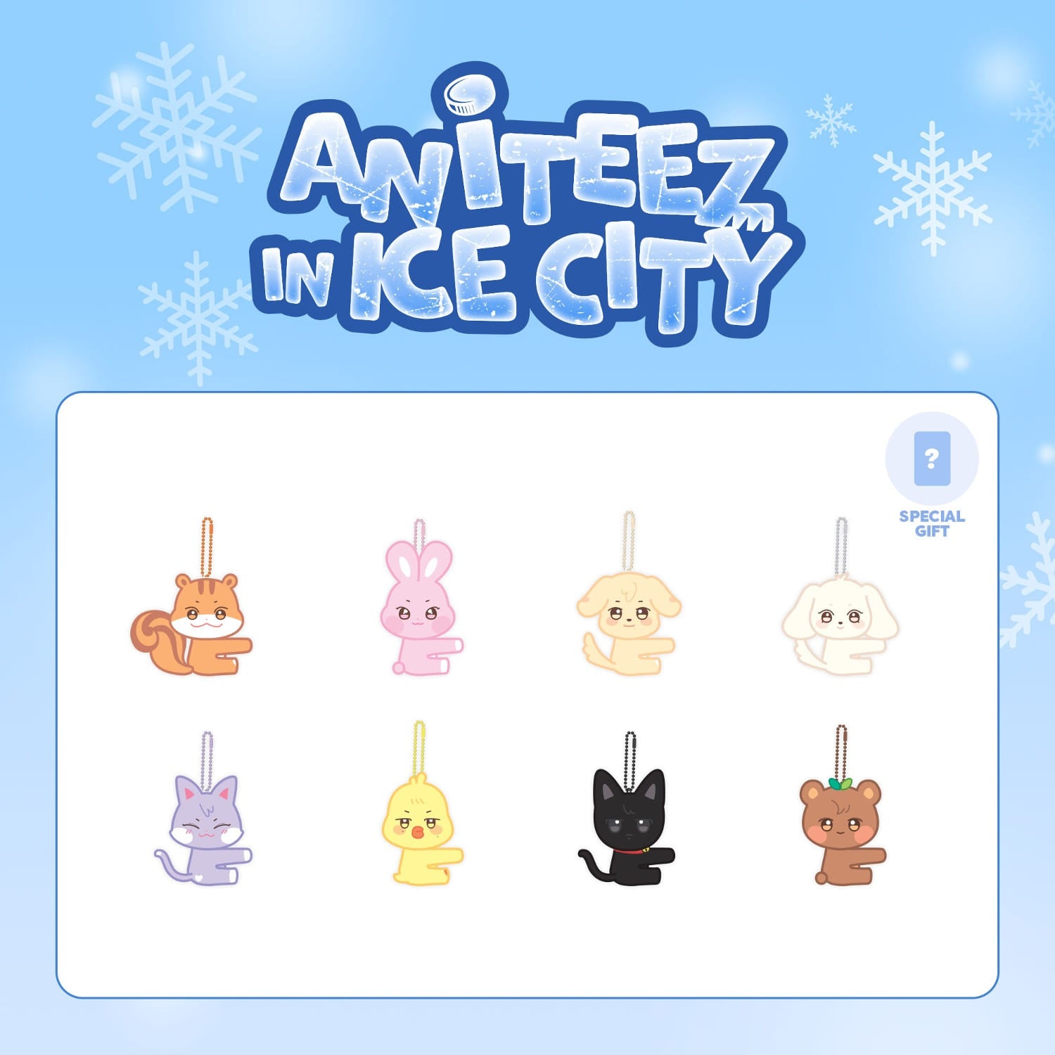 ATEEZ - ANITEEZ IN ICE CITY OFFICIAL 2ND MD [PLUSH PHOTOCARD HOLDER] [PRE-ORDER]