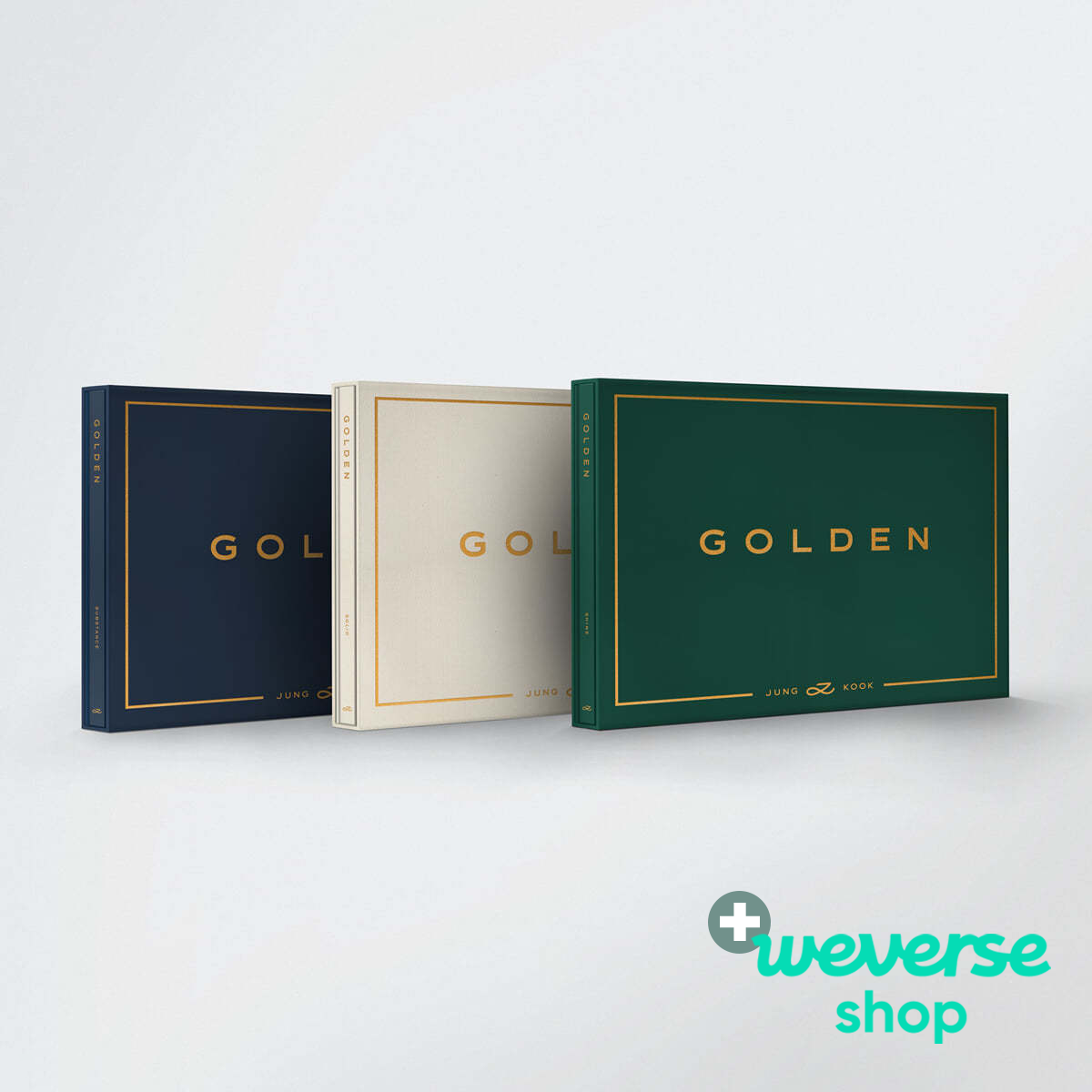 Jung Kook (BTS) - GOLDEN + Weverse Shop P.O.B