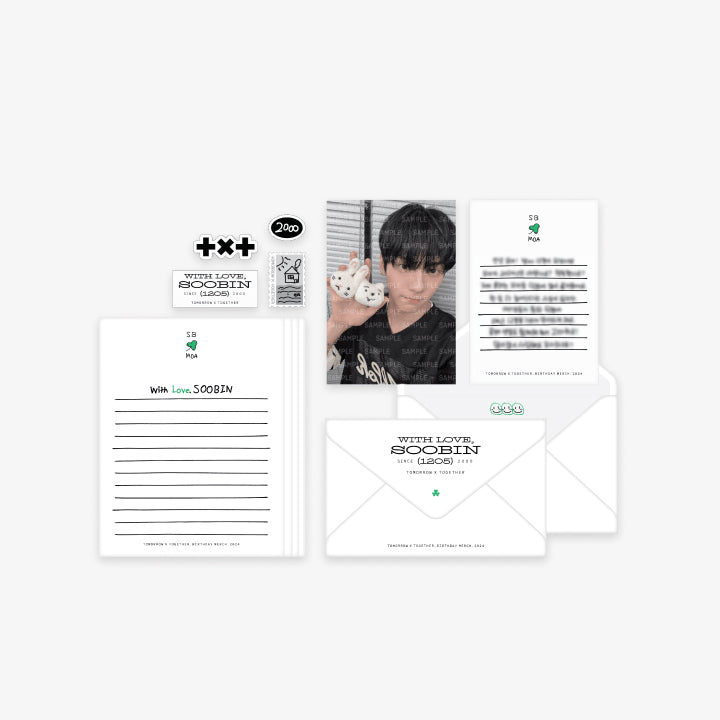 SOOBIN (TXT) - 'WITH LOVE, SOOBIN' OFFICIAL BIRTHDAY MD [LETTER SET] [PRE-ORDER]