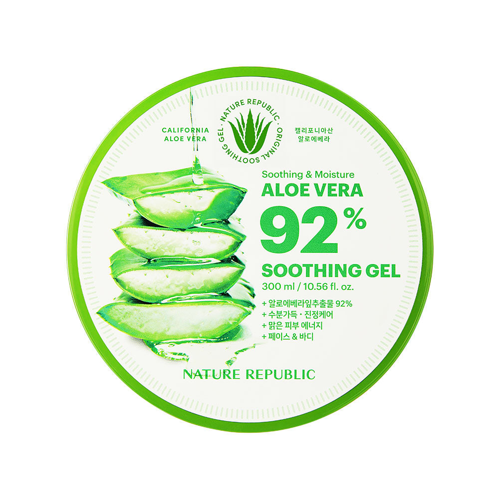 [Nature Republic] Soothing & Moisture Aloe Vera 92% Soothing Gel 300ml