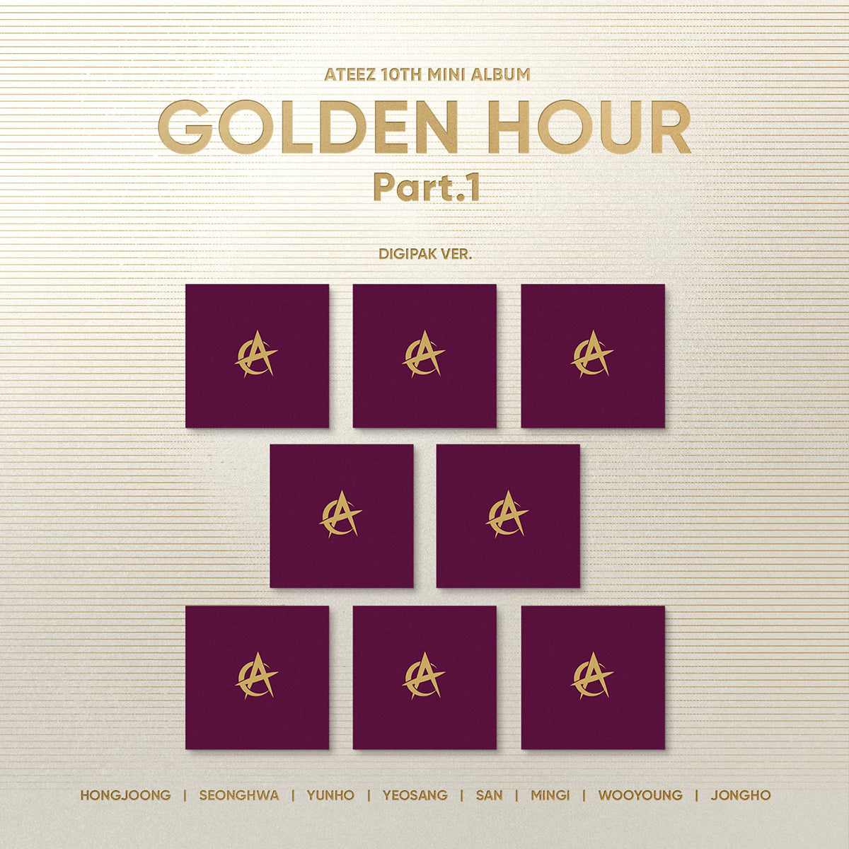 ATEEZ - GOLDEN HOUR : Part.1 (DIGIPACK Ver.) [PRE-ORDER]