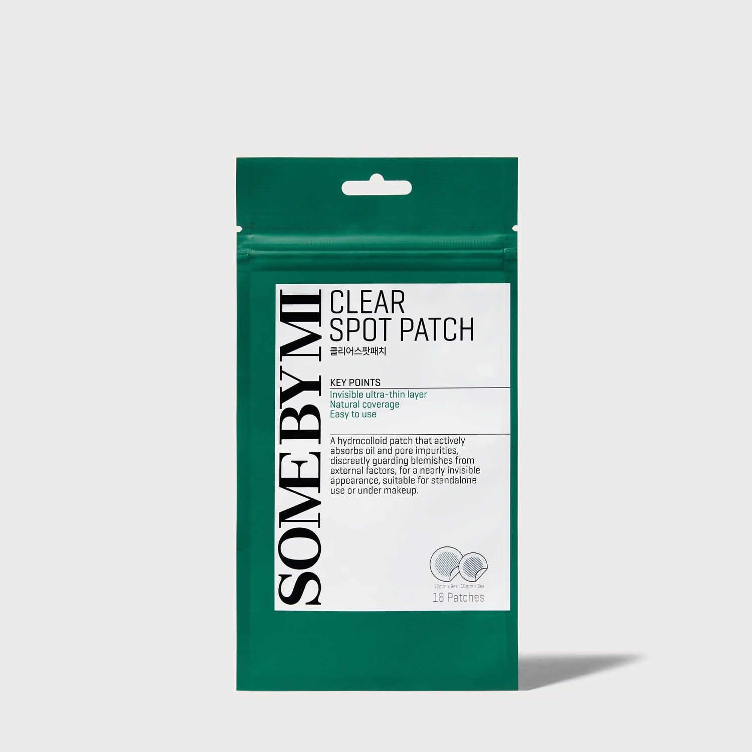 [SOME BY MI] Clear Spot Patch 18pcs (10mm x 9ea + 12mm x 9ea)