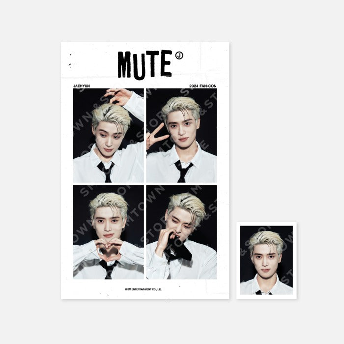 JAEHYUN (NCT) - 2024 FAN-CON 'MUTE' OFFICIAL MD [4 CUT PHOTO SET] [PRE-ORDER]